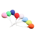 Set 8 palloncini miniatura per decorazione casa 1:12