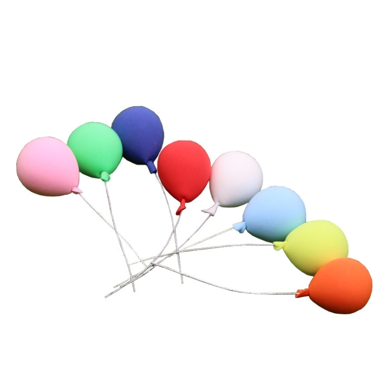Set 8 palloncini miniatura per decorazione casa 1:12