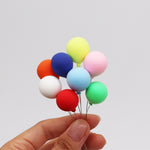 Set 8 palloncini miniatura per decorazione casa 1:12