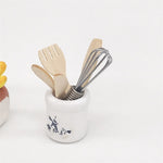 Set 6 pezzi accessori cucina miniatura 1:12