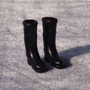 3 paia 1:12 casa delle bambole modello di simulazione della casa delle bambole mini accessori stivali da pioggia a tubo lungo in plastica, 3 Pairs Long Tube Rain Boots