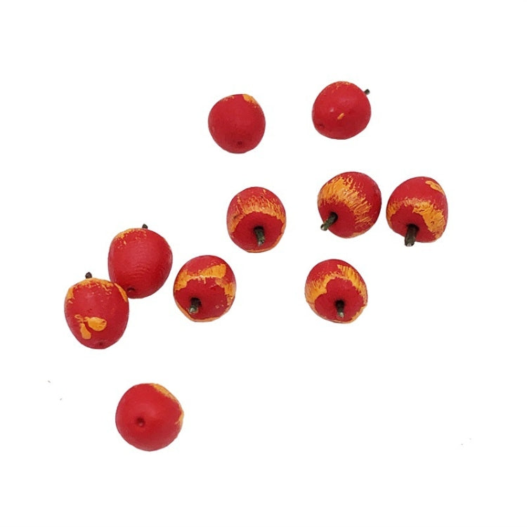 30 pezzi/3 confezioni 1:12 mini casa delle bambole cucina in miniatura gioco con cibo decorazione frutta mela, Apple