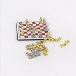 Accessori per la scena del modello di scacchi di simulazione del giocattolo della mini casa 1:12, Chess