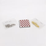Accessori per la scena del modello di scacchi di simulazione del giocattolo della mini casa 1:12, Chess