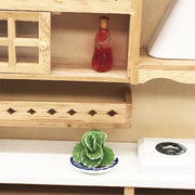 5 pezzi 1:12 Mini casa giocattolo Simulazione di verdure Cavolo Accessorio da cucina Mini casa giocattolo, 5 PCS Cabbage