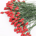 10 pezzi 1:12 Mini House Toy Simulazione Rose Bone per soggiorno in giardino, Rose Bone