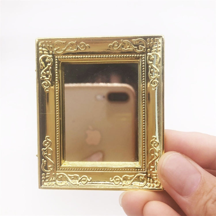 Specchio da parete per simulazione giocattolo Mini House 1:12 per camera da letto, Wall Mirror