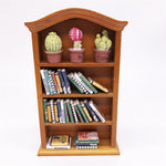 1:12 Mini House Toy Simulazione Mobili Libreria in legno Mini House Toy, Wooden Bookcase