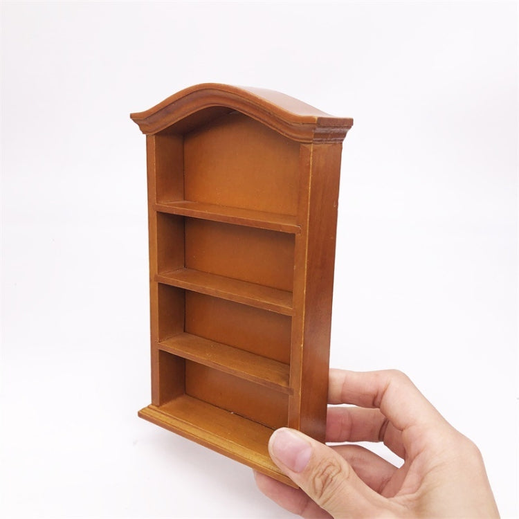 1:12 Mini House Toy Simulazione Mobili Libreria in legno Mini House Toy, Wooden Bookcase