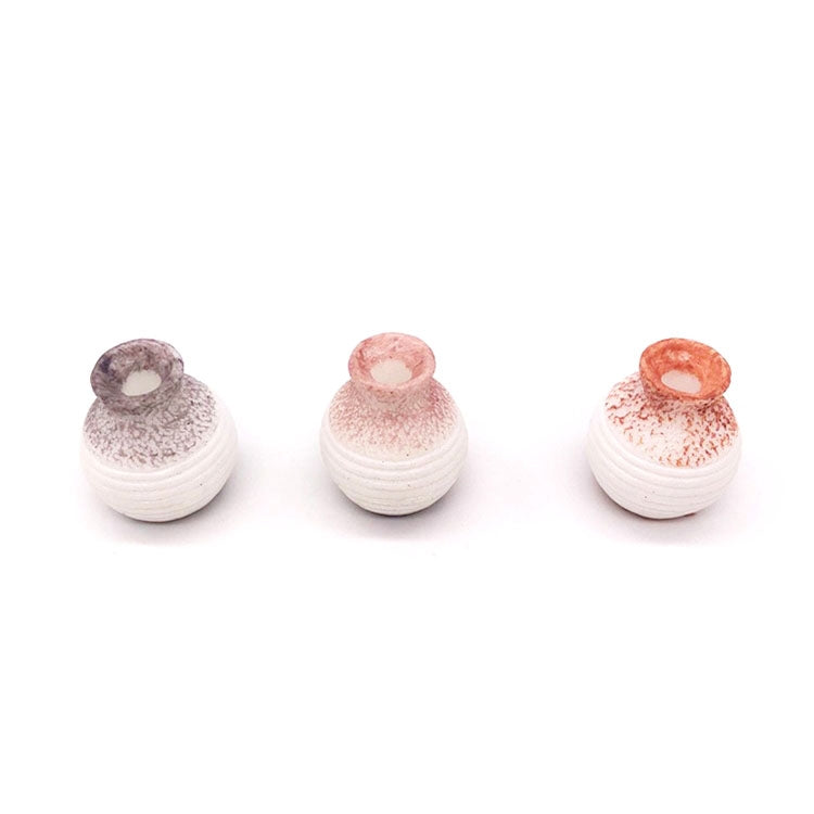3 pezzi/set 1:12 Mini vasi di simulazione della decorazione della scena della casa delle bambole, Simulation Vases