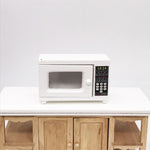 Forno a microonde pregiato per la decorazione della cucina della casa delle bambole in scala 1:12, Microwave Oven