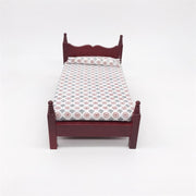 Letto singolo per simulazione di mobili tascabili per mini case 1:12, Single Bed