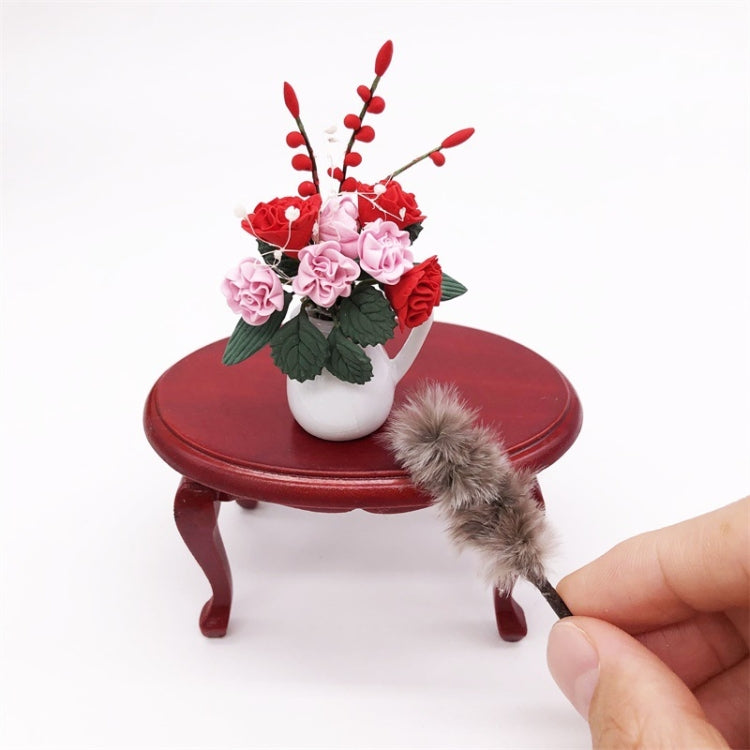 Spazzola per capelli in piuma di pollo mini 6 cm