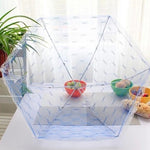 Copertura per piatto pieghevole in pizzo Copertura in rete Piatto Copertura per alimenti con stampa antipolvere Copertura per alimenti a prova di mosca, Lace Folding Dish Cover