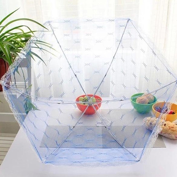 Copertura per piatto pieghevole in pizzo Copertura in rete Piatto Copertura per alimenti con stampa antipolvere Copertura per alimenti a prova di mosca, Lace Folding Dish Cover