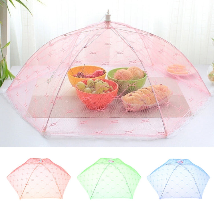 Copertura per piatto pieghevole in pizzo Copertura in rete Piatto Copertura per alimenti con stampa antipolvere Copertura per alimenti a prova di mosca, Lace Folding Dish Cover