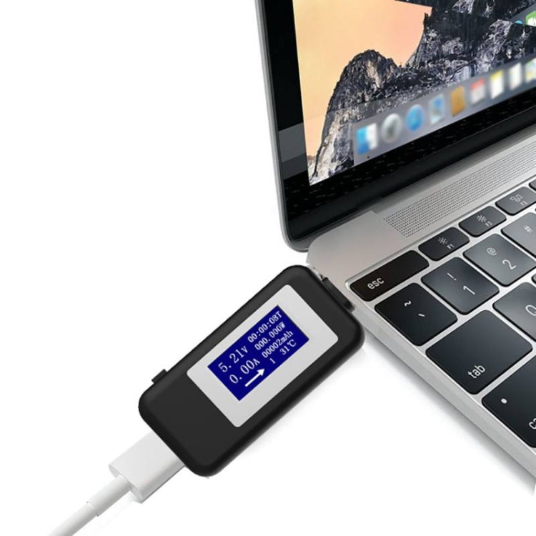 KEWEISI Tester multifunzione tipo C / USB-C Rilevatore di carica Voltmetro digitale Amperometro Misuratori di tensione