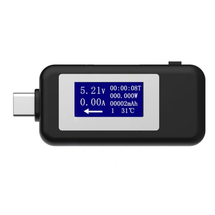 KEWEISI Tester multifunzione tipo C / USB-C Rilevatore di carica Voltmetro digitale Amperometro Misuratori di tensione