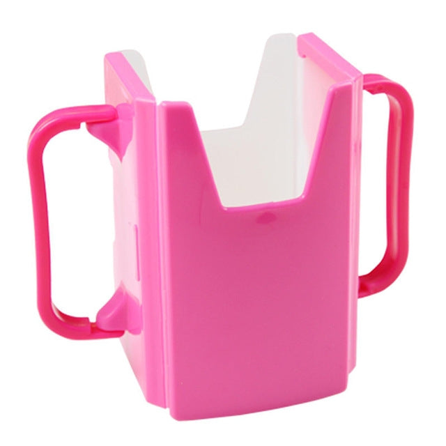 Tazza retrattile per bambini con portabevande anti-spruzzatura in scatola da 10 pezzi, Baby Learning Cup