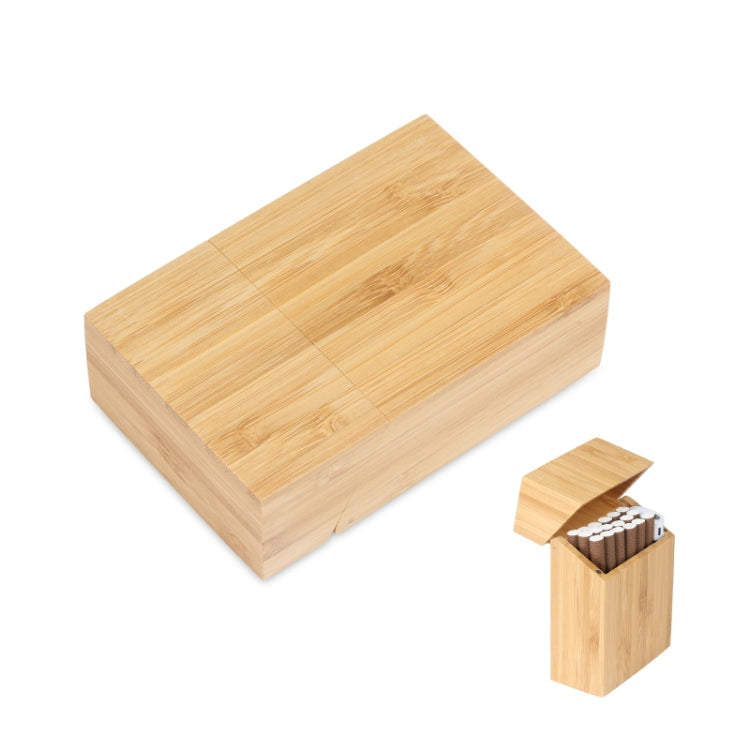 Portasigarette in legno creativo Portasigarette a conchiglia ad adsorbimento magnetico, Black, Carbonized Bamboo, Rosewood, Cherry Wood