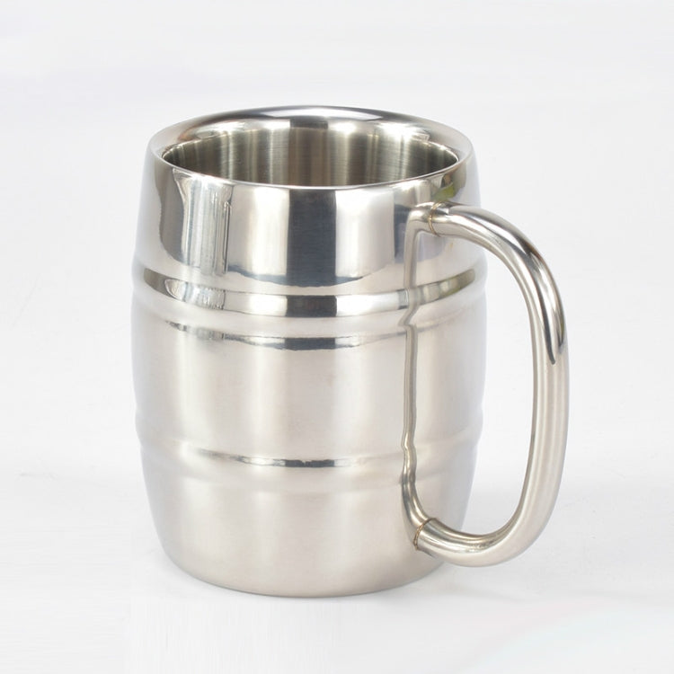 Tazze da birra in acciaio inossidabile Tazze da campeggio all'aperto Tazza da tè occidentale Tazza da caffè portatile isolata Bicchieri da acqua con manico, Outdoor Beer Cup