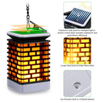 Lampada LED solare a induzione con luce fiamma 3W