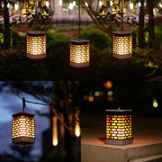 Lampada LED solare a induzione con luce fiamma 3W