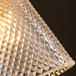 Lampada da parete in cristallo per camera da letto in rame, All Copper Single Head