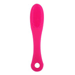 10 pezzi spazzola per punti neri strumento per la rimozione dell'estrattore per la pulizia del viso spazzola per massaggio con le dita in silicone strumento per la pulizia esfoliante del viso
