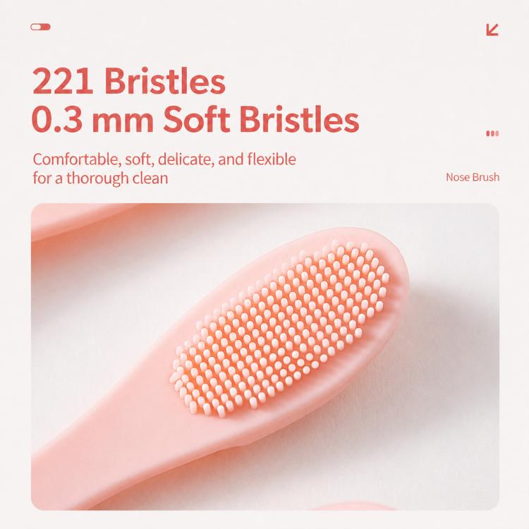 Spazzola in silicone per punti neri e massaggio viso