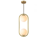 Lampadario da ristorante Testa singola Personalità creativa Lampada semplice e moderna in rame, without Light Source  Round A1, with 5W Warm Light  Round A1, with 5W White Light  Round A1, with 5W Neutral Light  Round A1                                ...