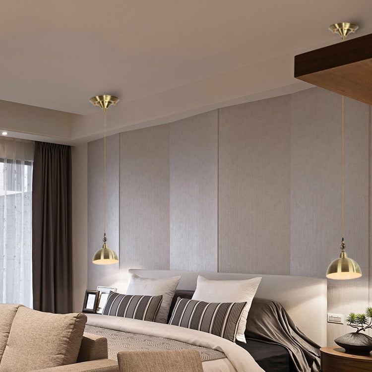 Lampadario Lampada da parete Accessori per illuminazione con base in piastra da soffitto in rame pieno, 10cm, 12cm
