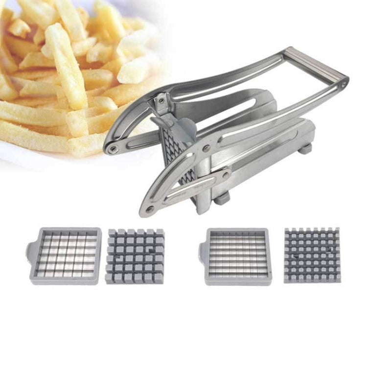 Chopper Maker manuale in acciaio inossidabile per patatine fritte, affettatrice per patate, cippatrice, Potato Cutter 2