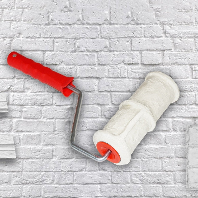 Strumento per la costruzione di fango di diatomee a rullo di goffratura a rullo con motivo a mattoni imitazione da 8 pollici, Diatom Mud Construction tool