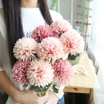 Bouquet da sposa con decorazione per la casa, fiore di tarassaco, simulazione di palla di fiori