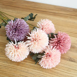 Bouquet da sposa con decorazione per la casa, fiore di tarassaco, simulazione di palla di fiori