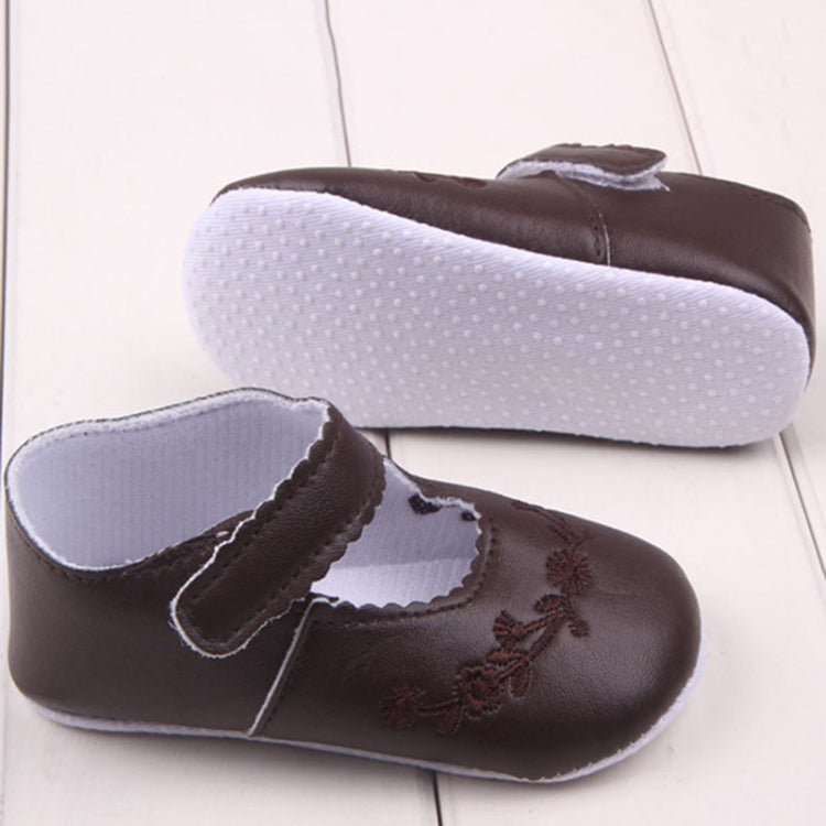 Scarpe da culla principessa in pelle PU per primi camminatori per bambina, 11cm, 12cm, 13cm