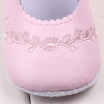 Scarpe da culla principessa in pelle PU per primi camminatori per bambina, 11cm, 12cm, 13cm