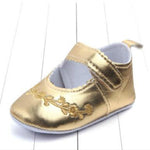 Scarpe da culla principessa in pelle PU per primi camminatori per bambina, 11cm, 12cm, 13cm