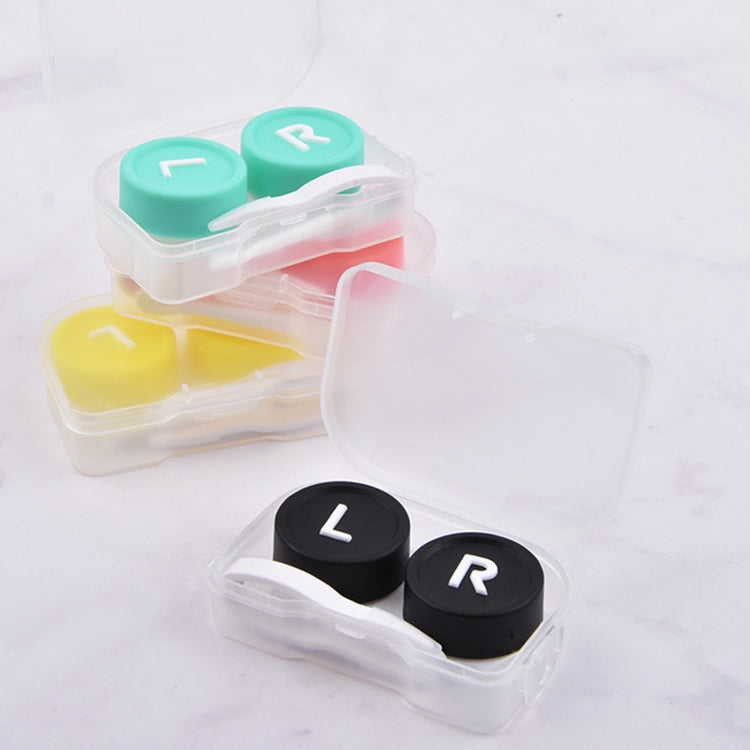 Kit per la cura degli occhi di custodie per lenti a contatto da viaggio convenienti da 5 pezzi, consegna a colori casuale, 5 PCS Contact Lens Case