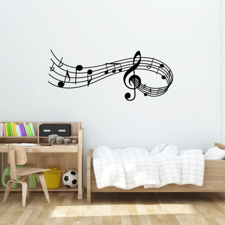 Note sonore musicali Adesivo da parete Camera da letto Decorazione dell'aula musicale Adesivo musicale rimovibile, S 22cmx57cm, M 39cmx100cm, L 57.5cmx150cm