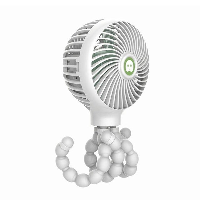 Mini ventilatore portatile USB pieghevole a forma di polipo