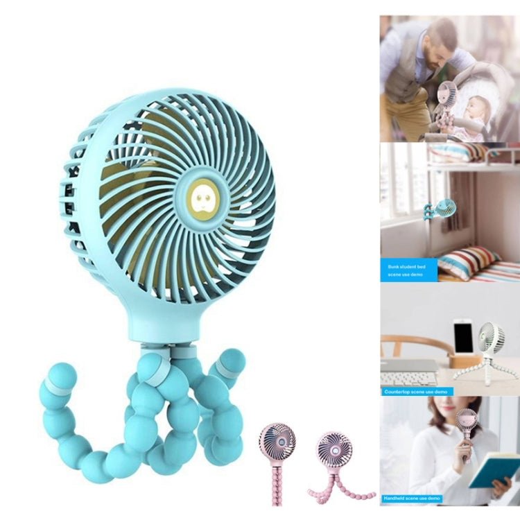 Mini ventilatore portatile USB pieghevole a forma di polipo