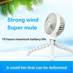 Mini ventilatore portatile USB pieghevole a forma di polipo
