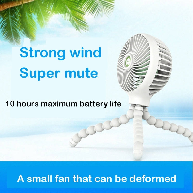 Mini ventilatore portatile USB pieghevole a forma di polipo
