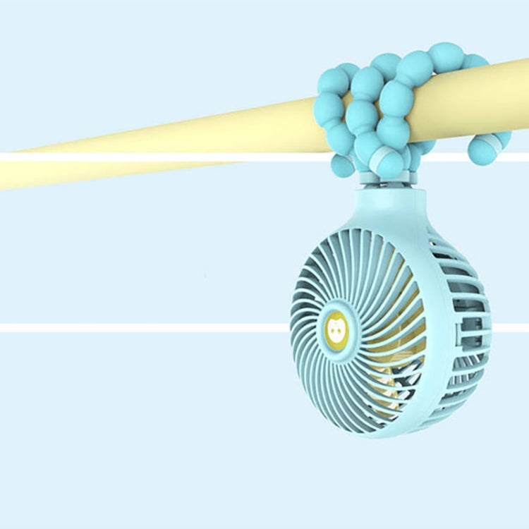 Mini ventilatore portatile USB pieghevole a forma di polipo