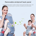 Sgabello in vita con cinturino multifunzionale Four Seasons per neonato