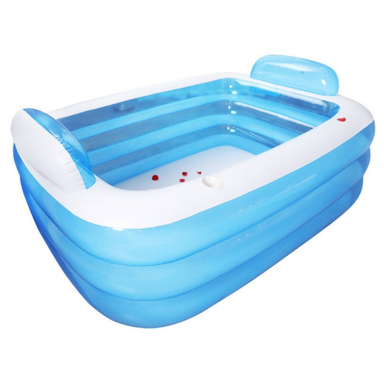 Vaschetta per bambini gonfiabile isolata per piscina per adulti ispessita a tre strati, 150 x 105 x 55cm, 180 x 140 x 60cm