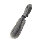 Strumento per la pulizia delle ruote dell'auto, spazzola per la pulizia degli spazi, prodotti per la pulizia a doppio uso dell'auto domestica, Car Wheel Brush