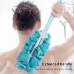 Spazzola da bagno spessa e antiscivolo con manico lungo